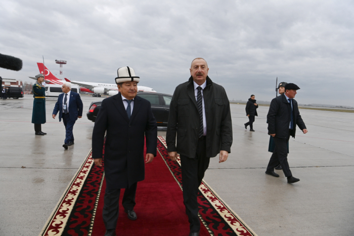 Le président azerbaïdjanais termine sa visite au Kirghizistan