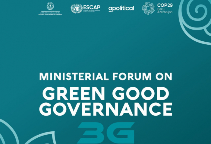 "ASAN Service" to organize Ministerial Forum on Green Good Governance within COP29