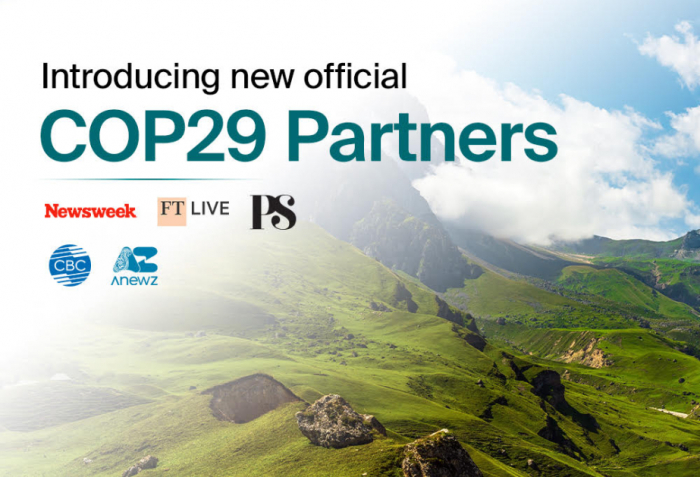 Media partners announced for COP29