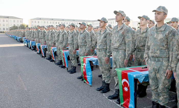 Azerbaijan Army holds military oath-taking