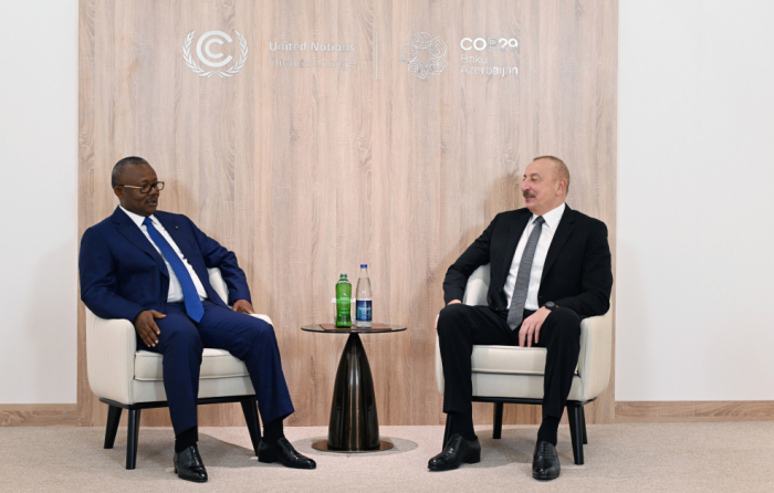 COP29 | Le président Aliyev rencontre le président de Guinée-Bissau