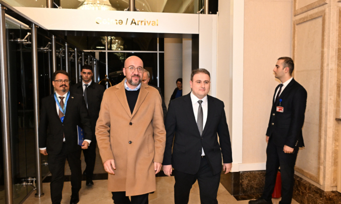   European Council President arrives in Azerbaijan to attend COP29  