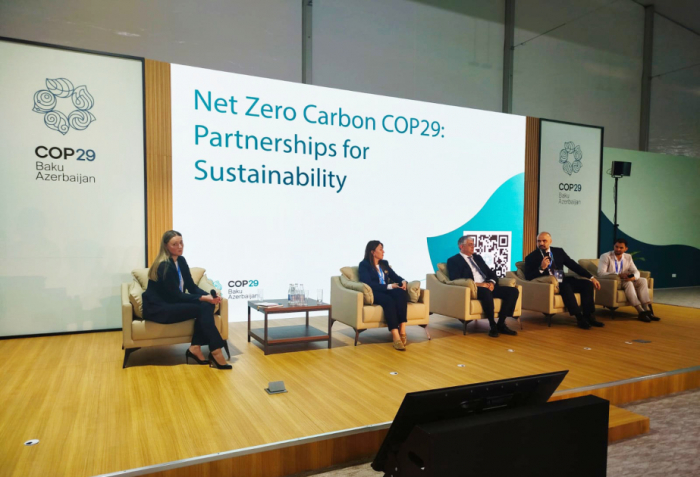 Baku hosts panel session on "Net Zero Carbon COP29: Partnerships for Sustainability"