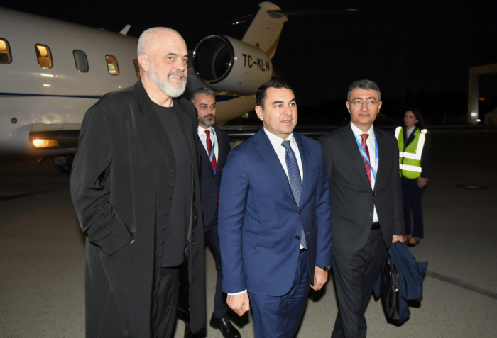 Albanian Prime Minister Edi Rama and President of Kurdistan region of Iraq arrive in Azerbaijan to attend COP29