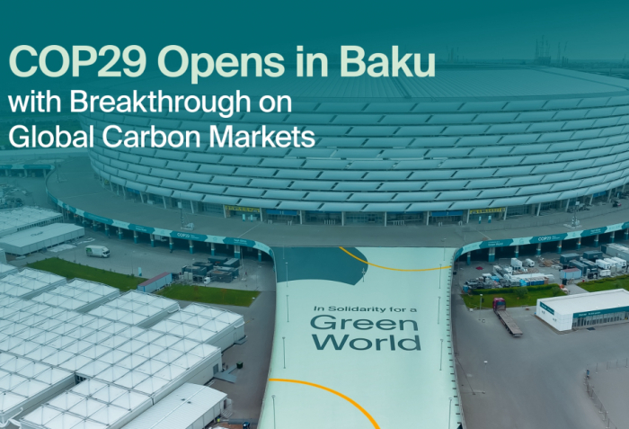   COP29 opens in Baku with breakthrough on global carbon markets  