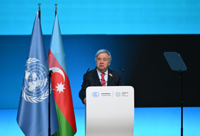   Guterres : Les pays en développement ne doivent pas quitter Bakou les mains vides  