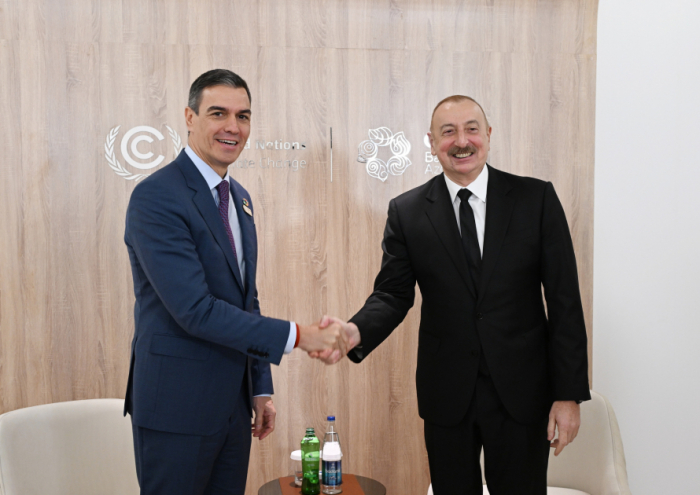 Entretien du président Ilham Aliyev avec le président du Gouvernement espagnol