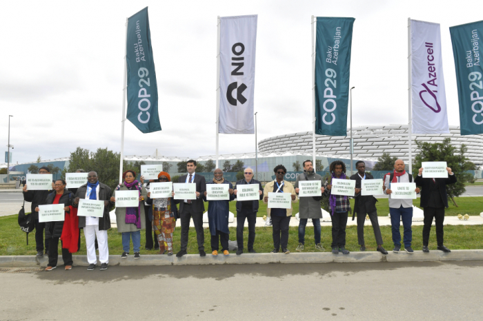   COP29 : Une action de protestation concernant les territoires sous la domination coloniale de la France  