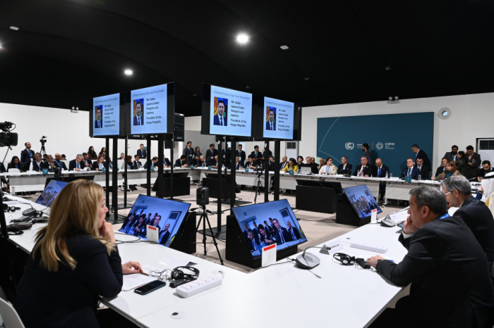  En el marco de la COP29 se organizó una mesa redonda de alto nivel sobre "Financiación del clima" 