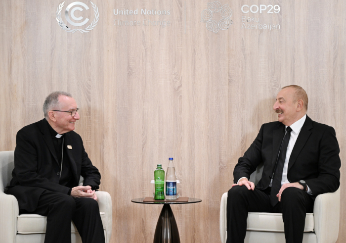   Präsident Ilham Aliyev und Kardinal Parolin besprechen die Beziehungen zwischen Aserbaidschan und dem Vatikan  