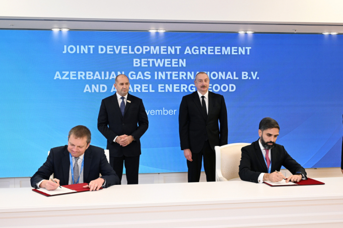   Les sociétés SOCAR et Asarel Energy signent un accord de développement conjoint en présence des présidents azerbaïdjanais et bulgare  