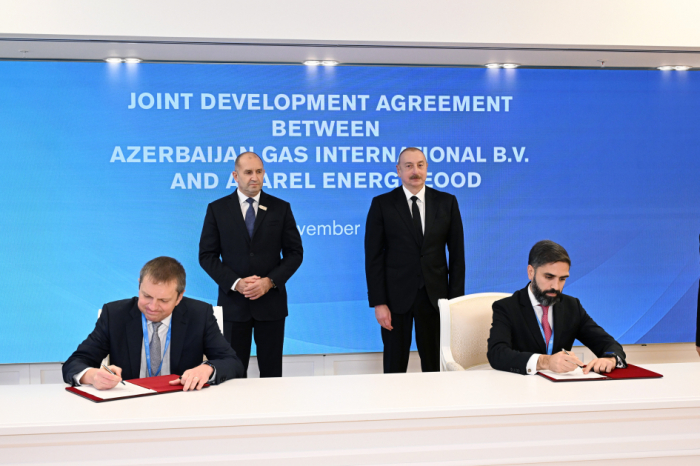    Prezidentlərin iştirakı ilə “SOCAR və Asarel Energy arasında Birgə İnkişaf Sazişi” imzalanıb -  Yenilənib   