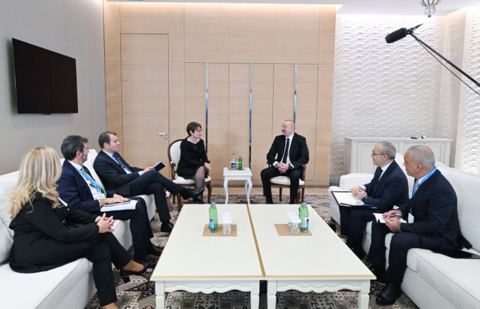 President Ilham Aliyev meets with EBRD President 