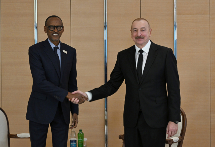 President of Azerbaijan Ilham Aliyev met with President of Rwanda