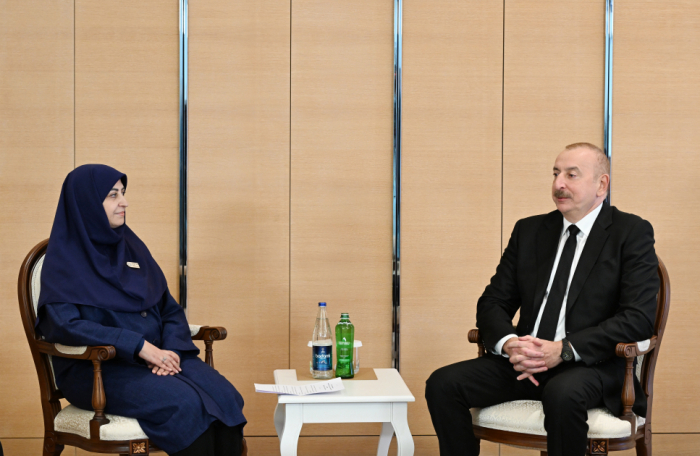 Ilham Aliyev s’entretient avec la vice-présidente iranienne