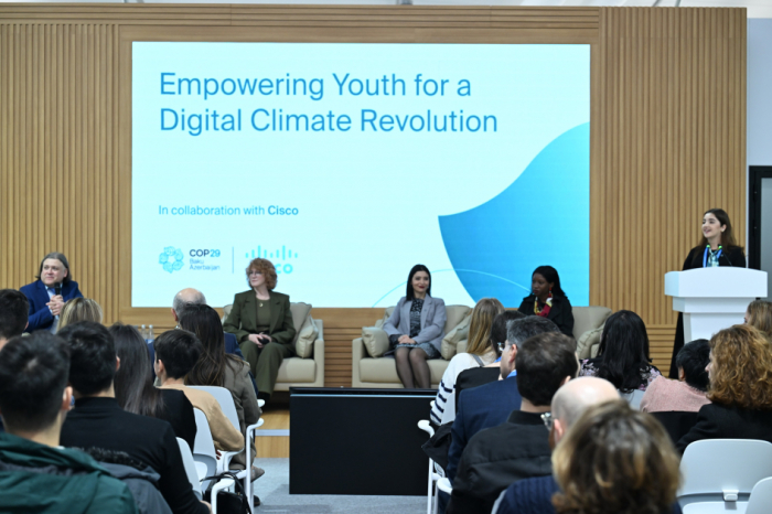 COP29 discusses contribution of youth to digital climate revolution