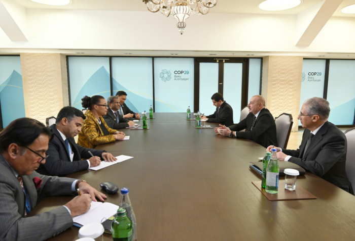 President Ilham Aliyev meets with Secretary-General of the Commonwealth