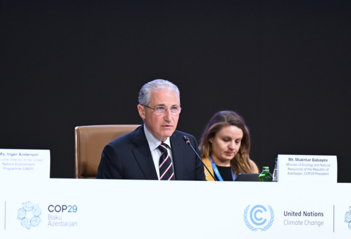 COP29 President: Urban centers are responsible to more than 70 percent of global CO2 emissions