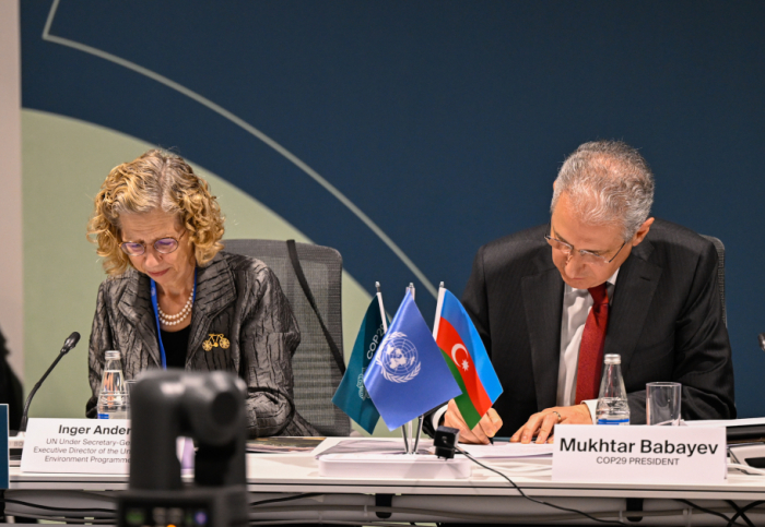  Protocol of intent signed for Baku Dialogue on Water for Climate Action 