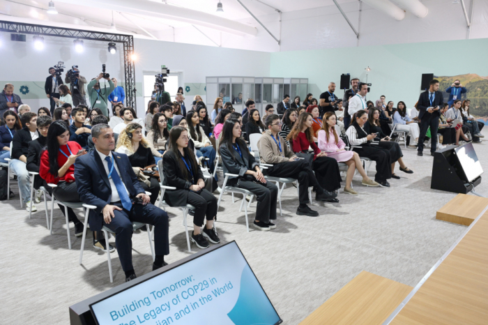  Se celebró un acto sobre el tema «Construir el futuro: el legado de la COP29 en Azerbaiyán y en el mundo» 