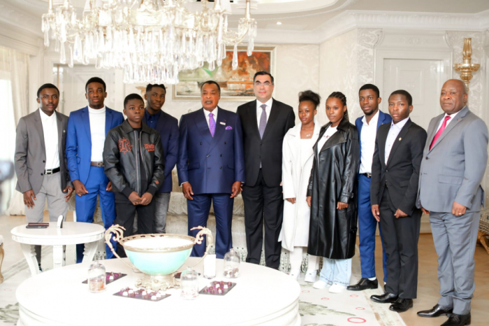 President of Congo meets with Congolese students studying at BHOS