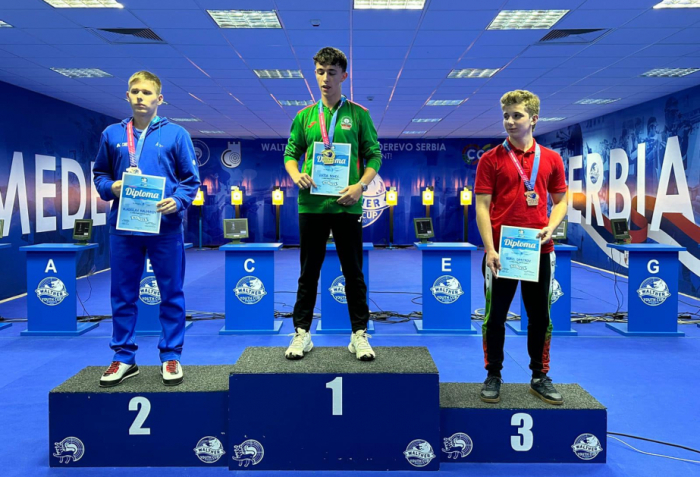 Azerbaijani shooter claims silver in Walther Youth Cup Smederevo