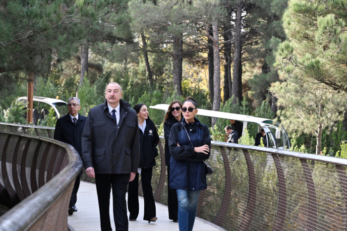 President Ilham Aliyev attends inauguration of Central Botanical Garden