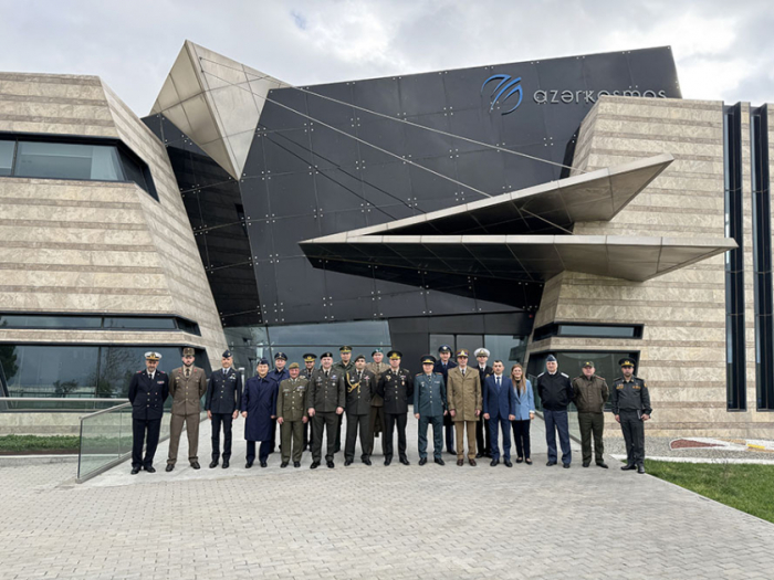 Military attachés visit Azercosmos