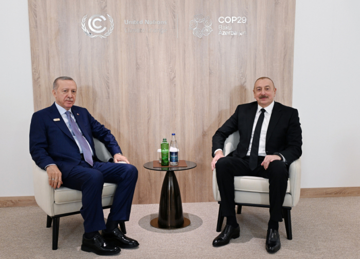  Presidents of Azerbaijan, Türkiye meet in Baku 