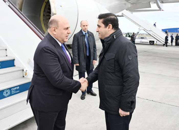  Russian PM arrives in Azerbaijan for COP29 