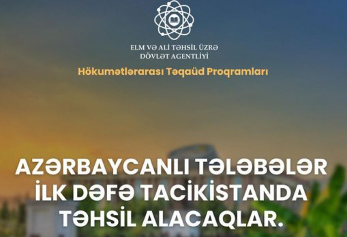 Alumnos azerbaiyanos estudiarán por primera vez en Tayikistán