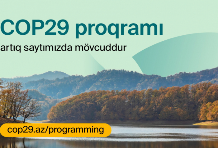 Se publica la programación oficial de la COP29