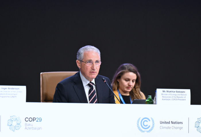 Presidente de la COP29: "El 70% de las emisiones de dióxido de carbono proceden de las ciudades"