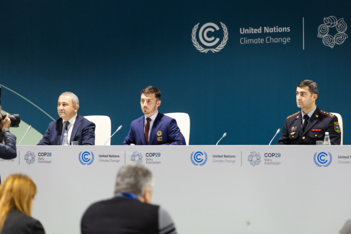 COP29 günlərində nəqliyyatın idarə edilməsi  planının təqdimatına dair brifinq keçirilib