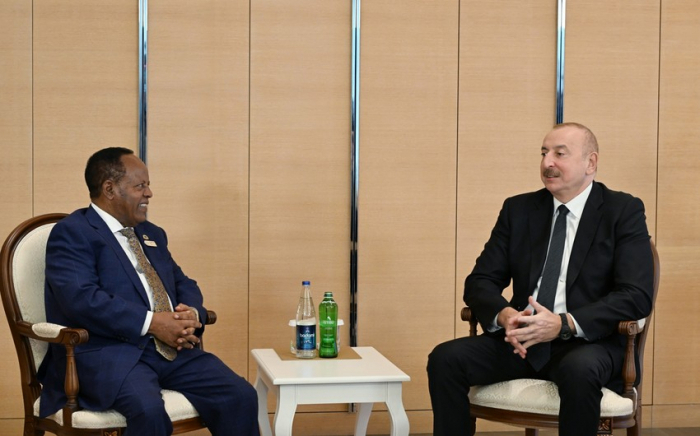  Ilham Aliyev se reunió con el presidente de Etiopía 