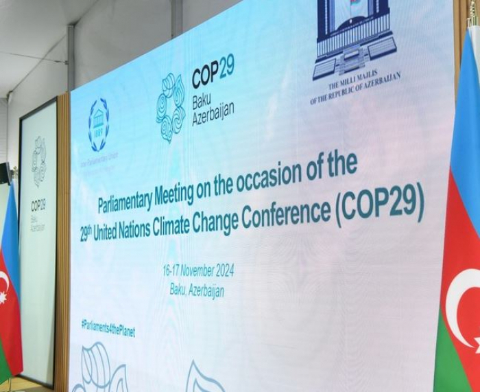  Se celebra una reunión parlamentaria en Bakú en el marco de la COP29 