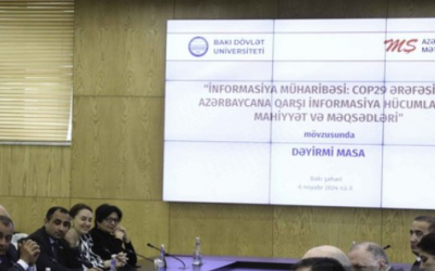  Se discuten en Bakú ataques informativos contra Azerbaiyán antes de la COP29 