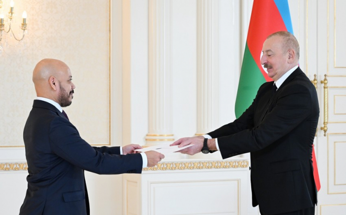  Ilham Aliyev empfing den neuen Botschafter El Salvadors in Aserbaidschan 