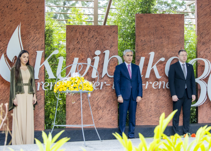 Leyla Aliyeva visits Kigali Genocide Memorial