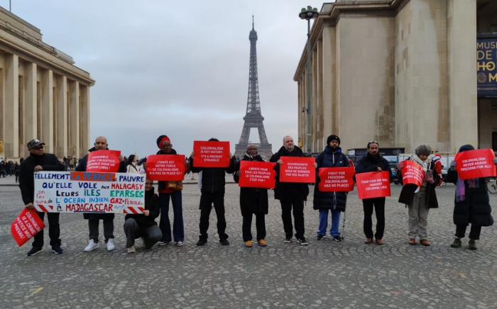 Protest against France