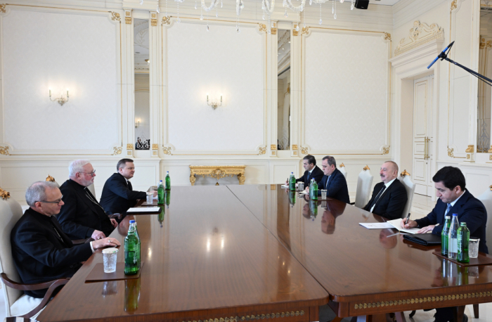   President Ilham Aliyev receives Holy See