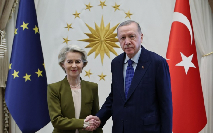   Erdogan empfing Ursula von der Leyen  