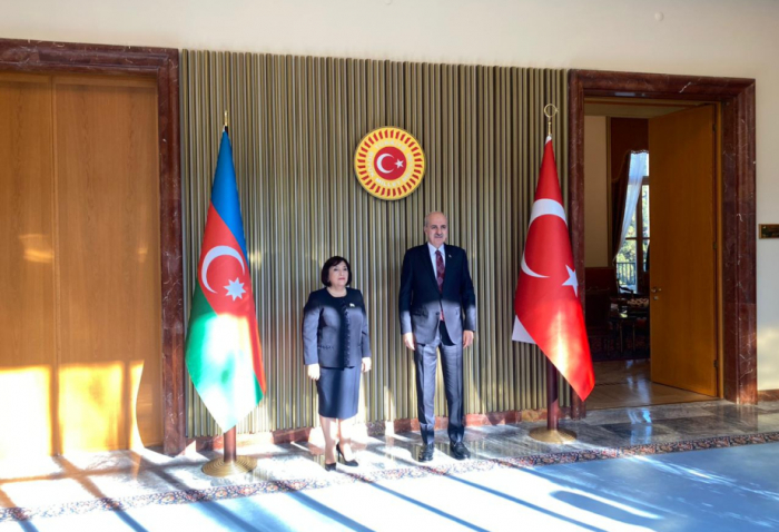 Azerbaijani, Turkish parliament speakers meet in Ankara