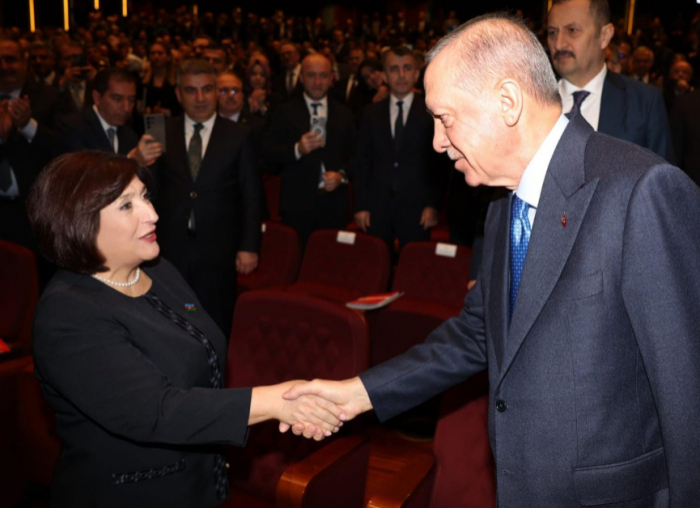  Sahiba Gafarova se reunió con Erdogan 