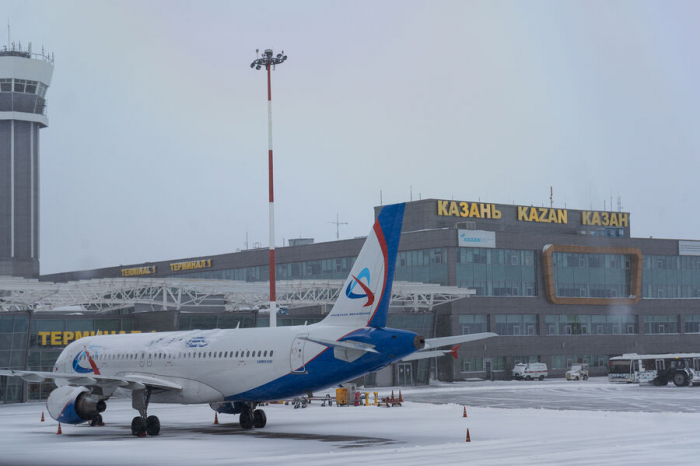 Kazan aeroportunda məhdudiyyətlər səbəbindən reyslər təxirə salınıb