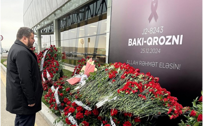   Botschafter der Ukraine gedachte der Opfer des Flugzeugabsturzes am Flughafen Baku  