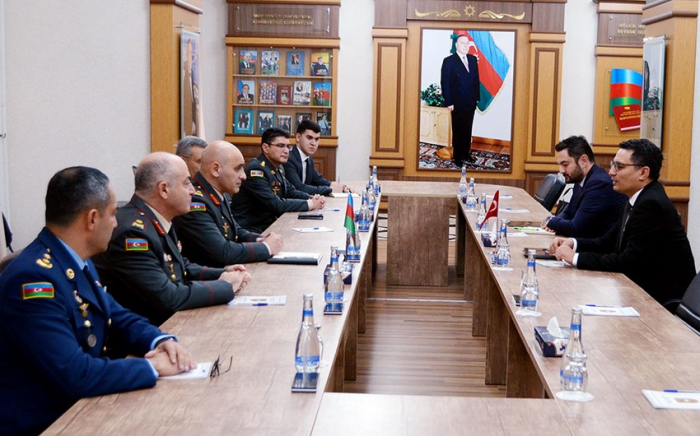 National Defense University of Azerbaijan hosts meeting with Turkish delegation