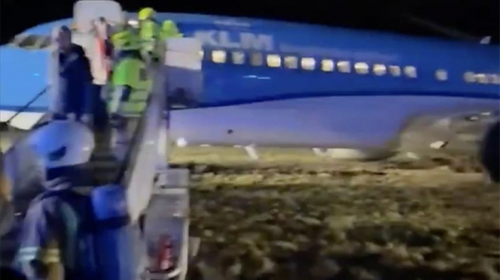 Dutch commercial flight veers off runway in Norway, all onboard unharmed