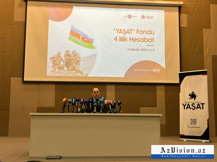    “YAŞAT” Fondu dörd illik hesabat verdi   