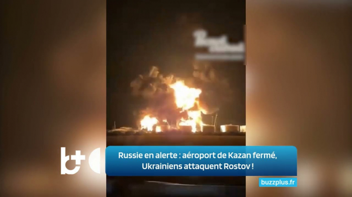 Attaque aérienne ukrainienne sur Kazan, l